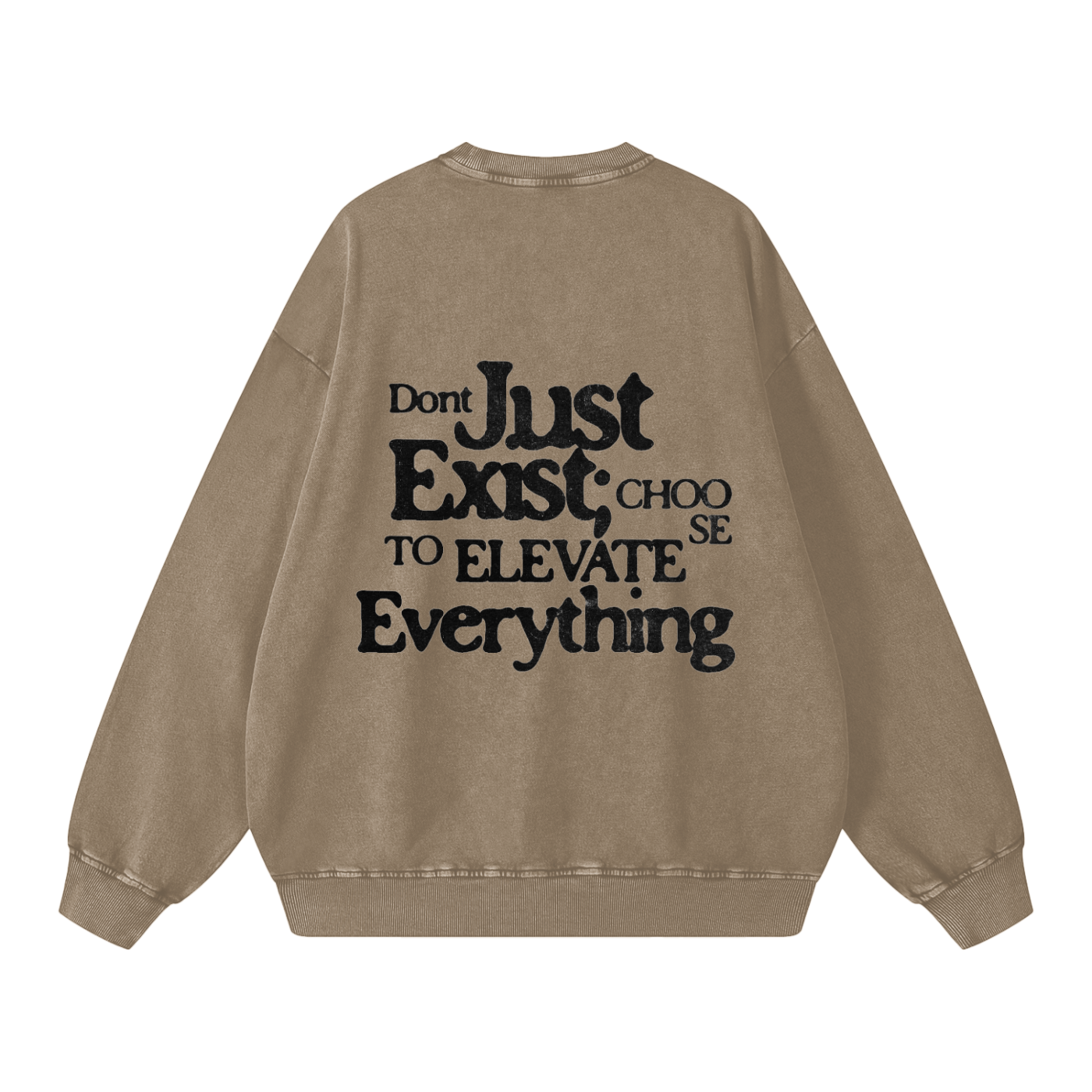 Oversized 'Elevate Everything' Sweatshirt