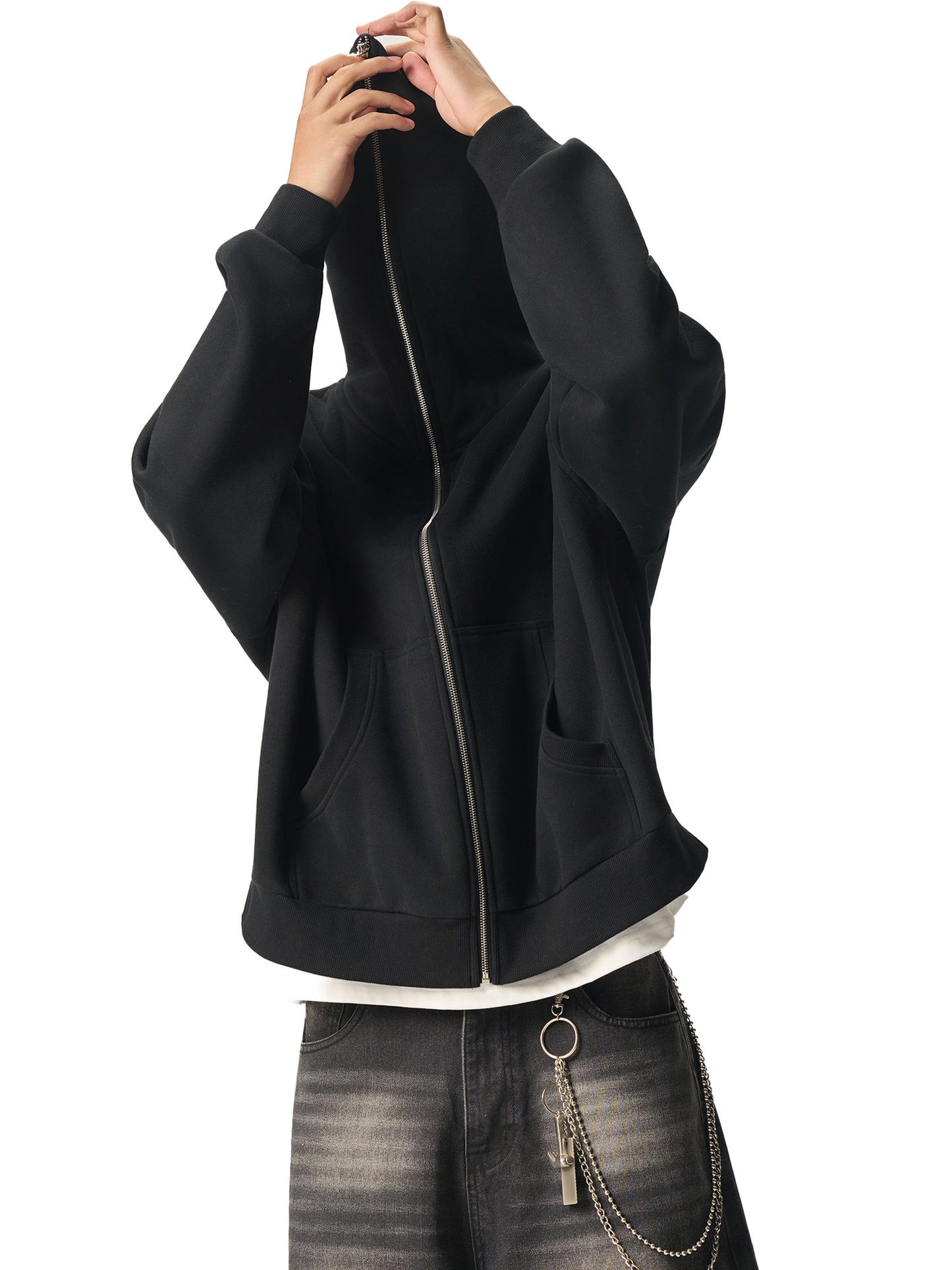 Fleeced Full-Zip 'Sands of Time' Elevate Hoodie