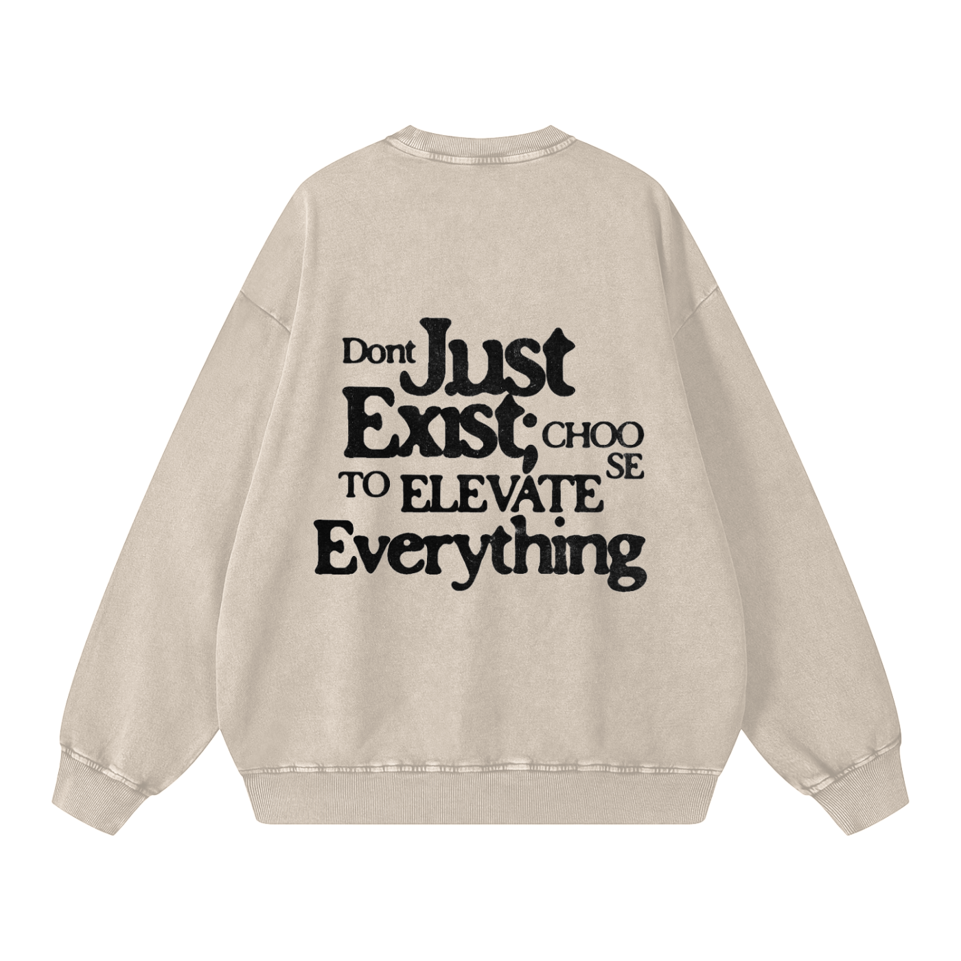 Oversized 'Elevate Everything' Sweatshirt