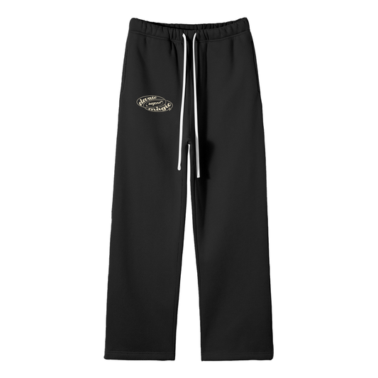 Unisex Solid Color Fleece Straight Leg Elevate Joggers