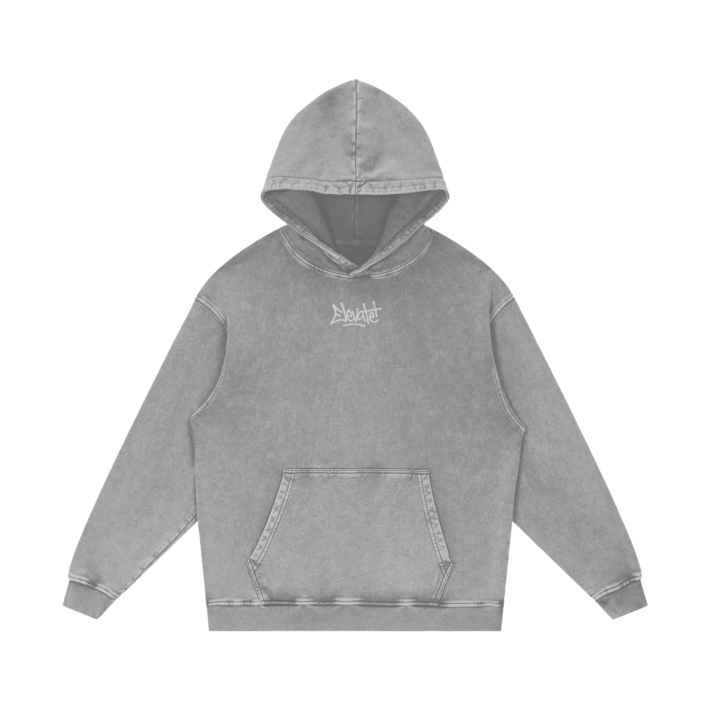 Washed Loose Cotton Elevate Hoodie
